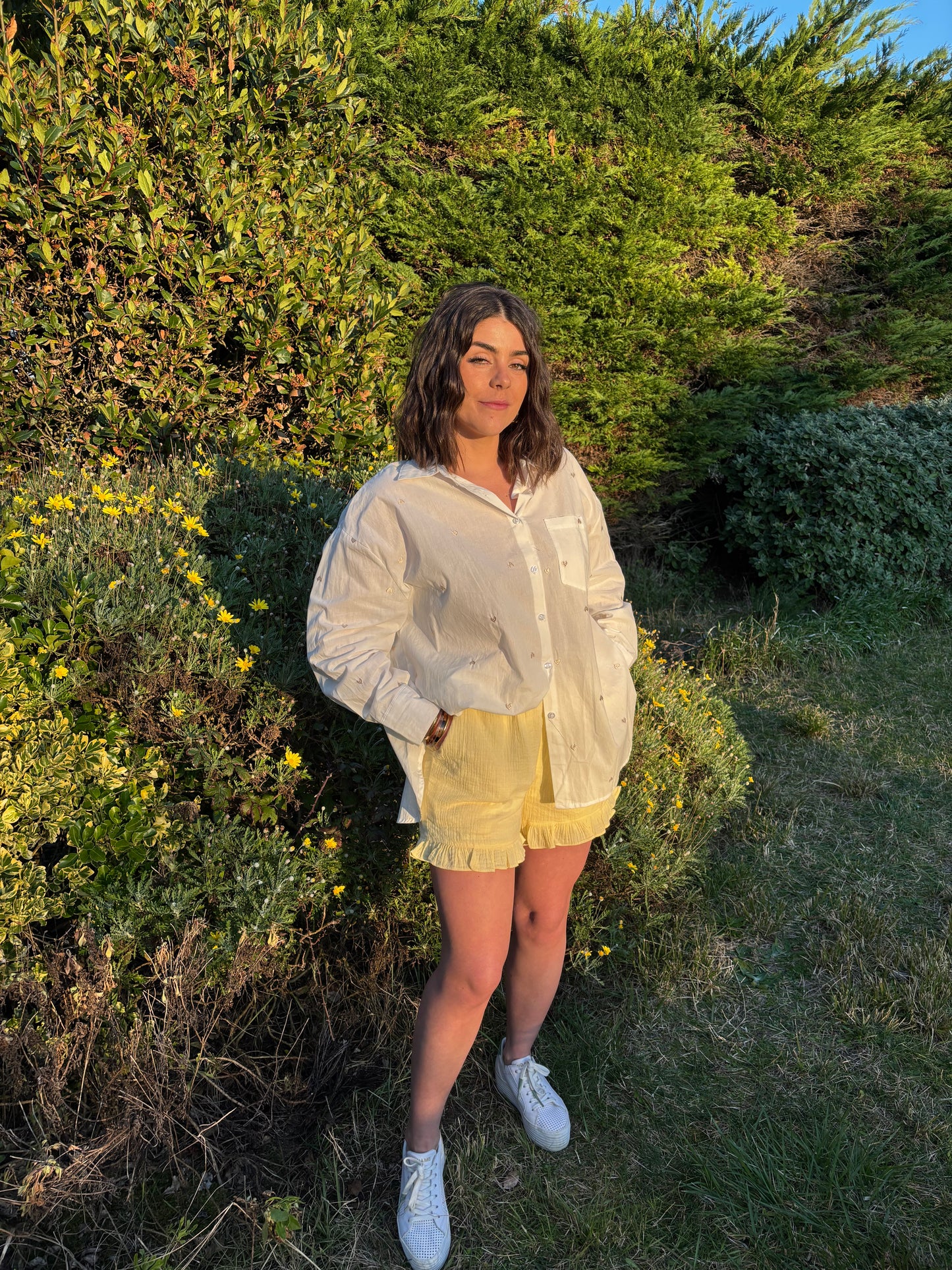Short LYLOU jaune pâle - RAPHAELLESHOP