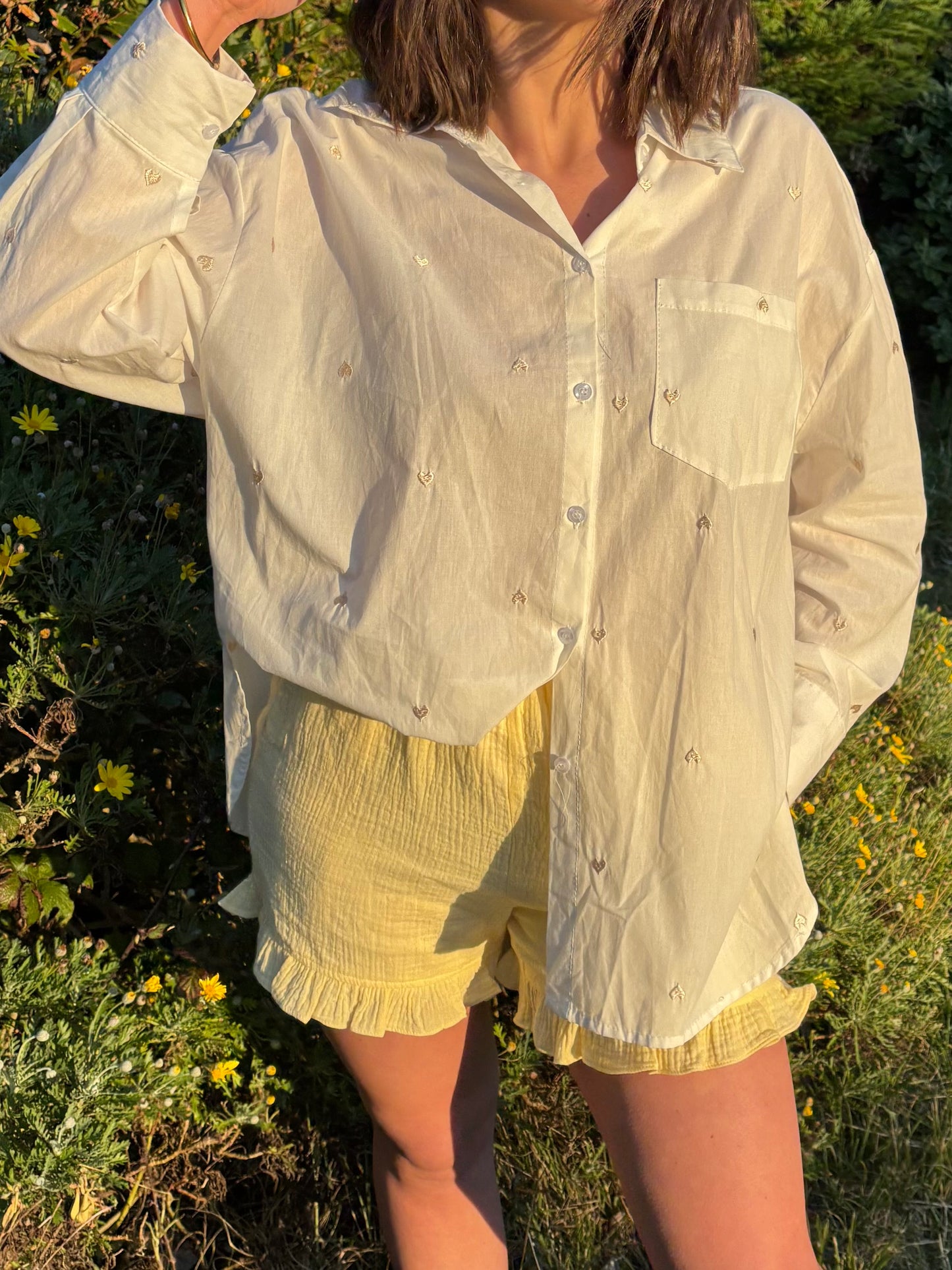 Short LYLOU jaune pâle - RAPHAELLESHOP