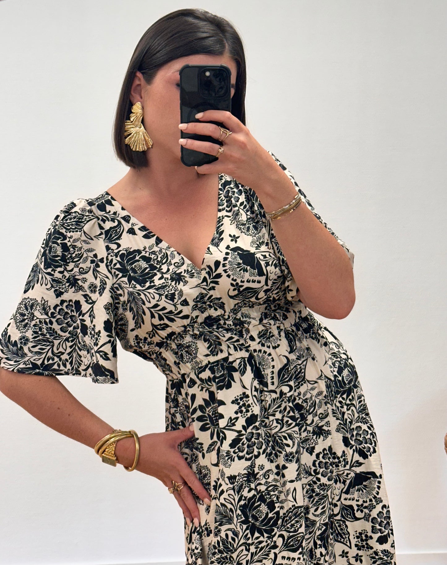 Robe GAËLLE fleurs - RAPHAELLESHOP