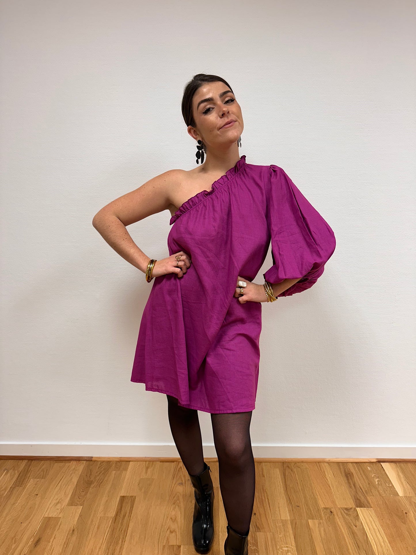 Robe INÈS asymétrique