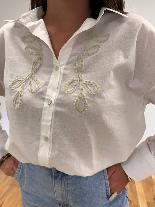 Chemise LAURENCE broderie