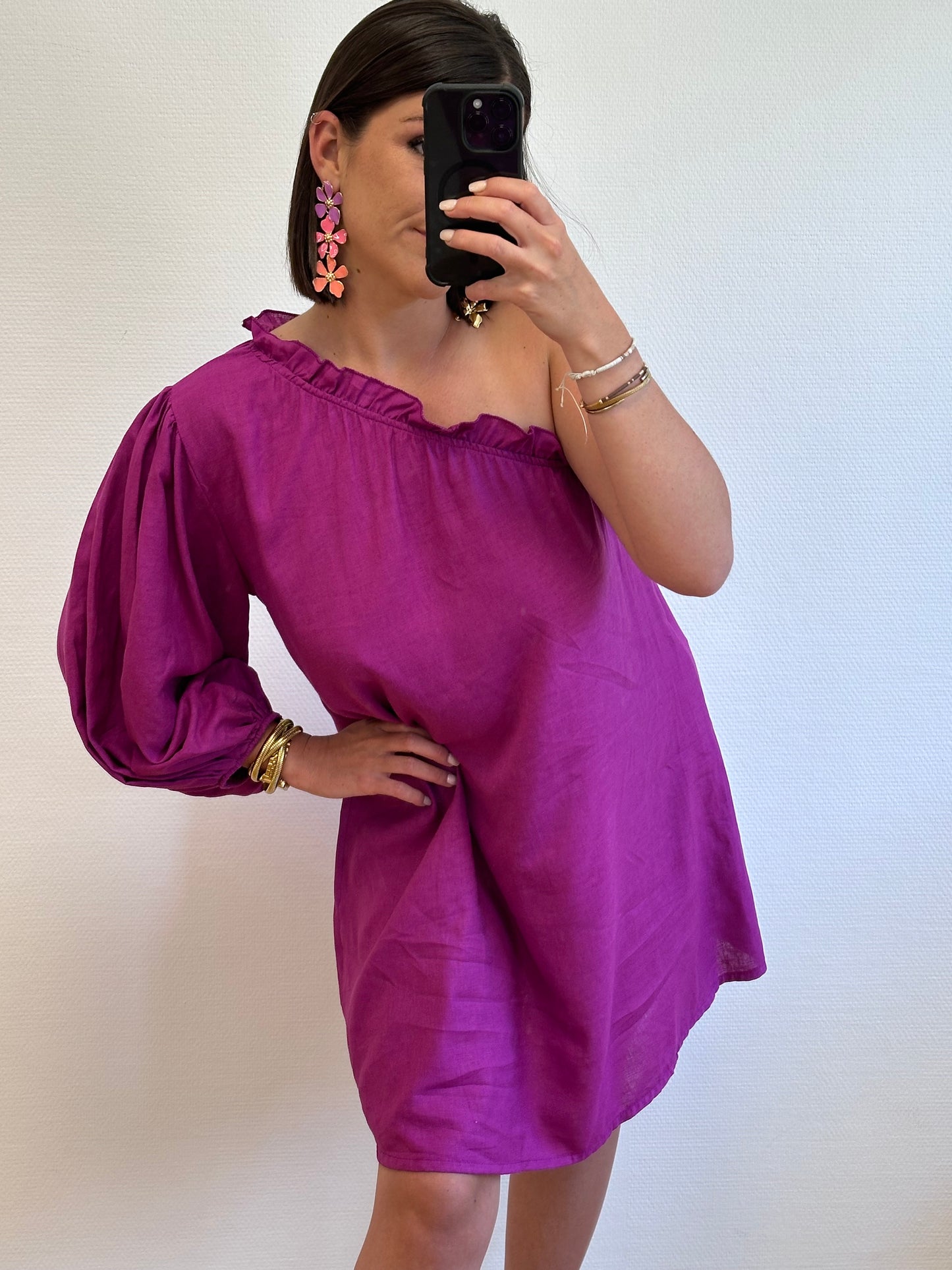 Robe INÈS asymétrique