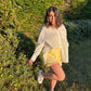 Short LYLOU jaune pâle - RAPHAELLESHOP