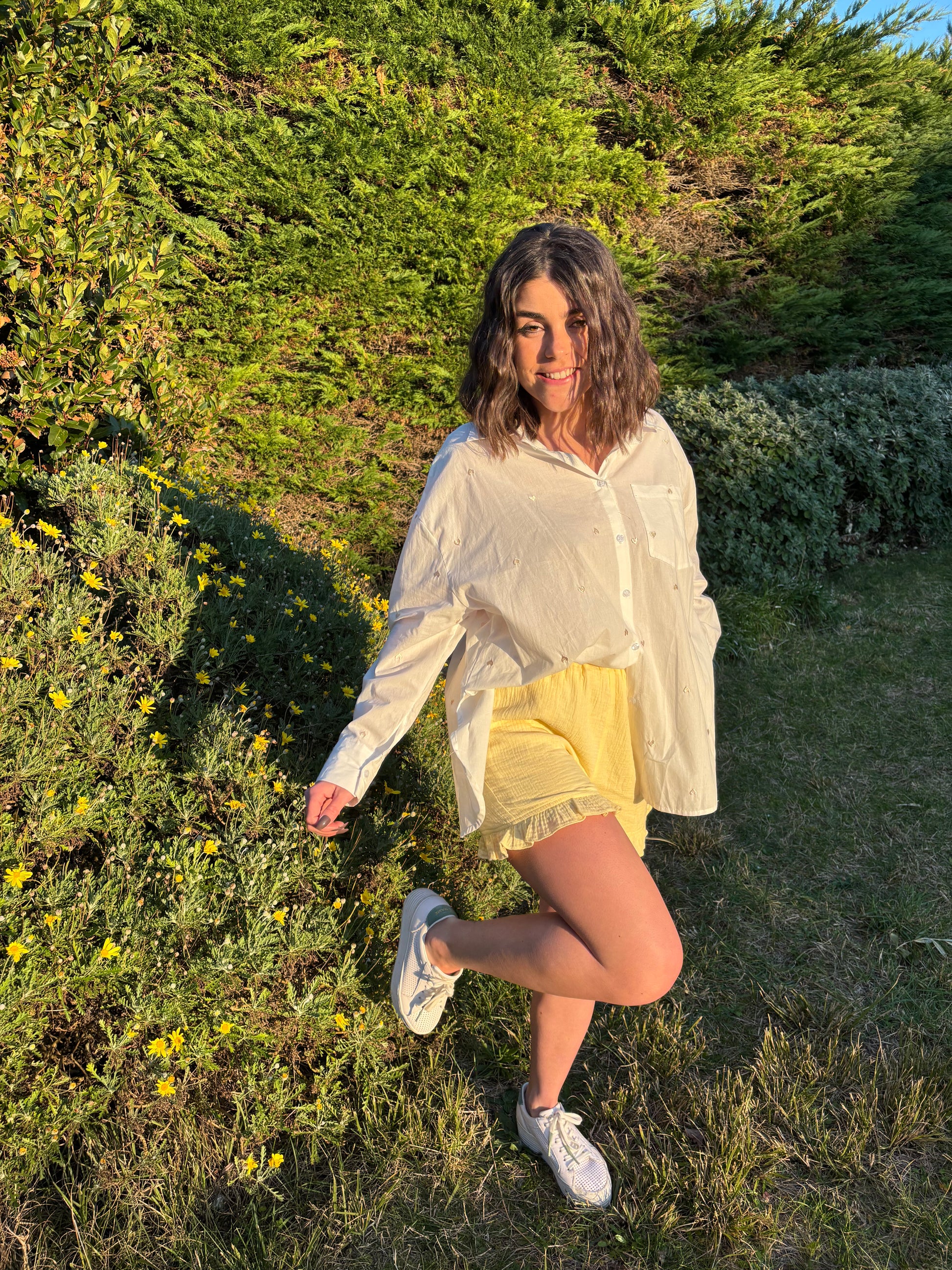 Short LYLOU jaune pâle - RAPHAELLESHOP