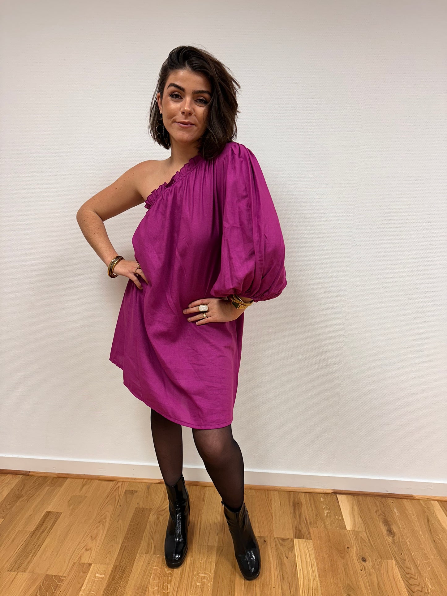 Robe INÈS asymétrique