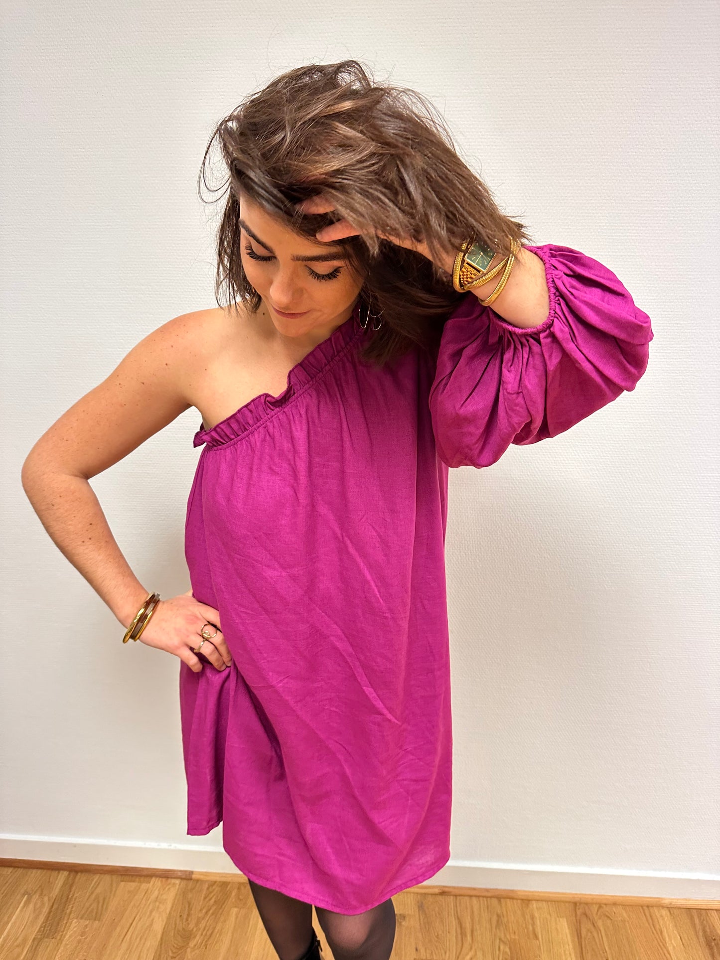 Robe INÈS asymétrique