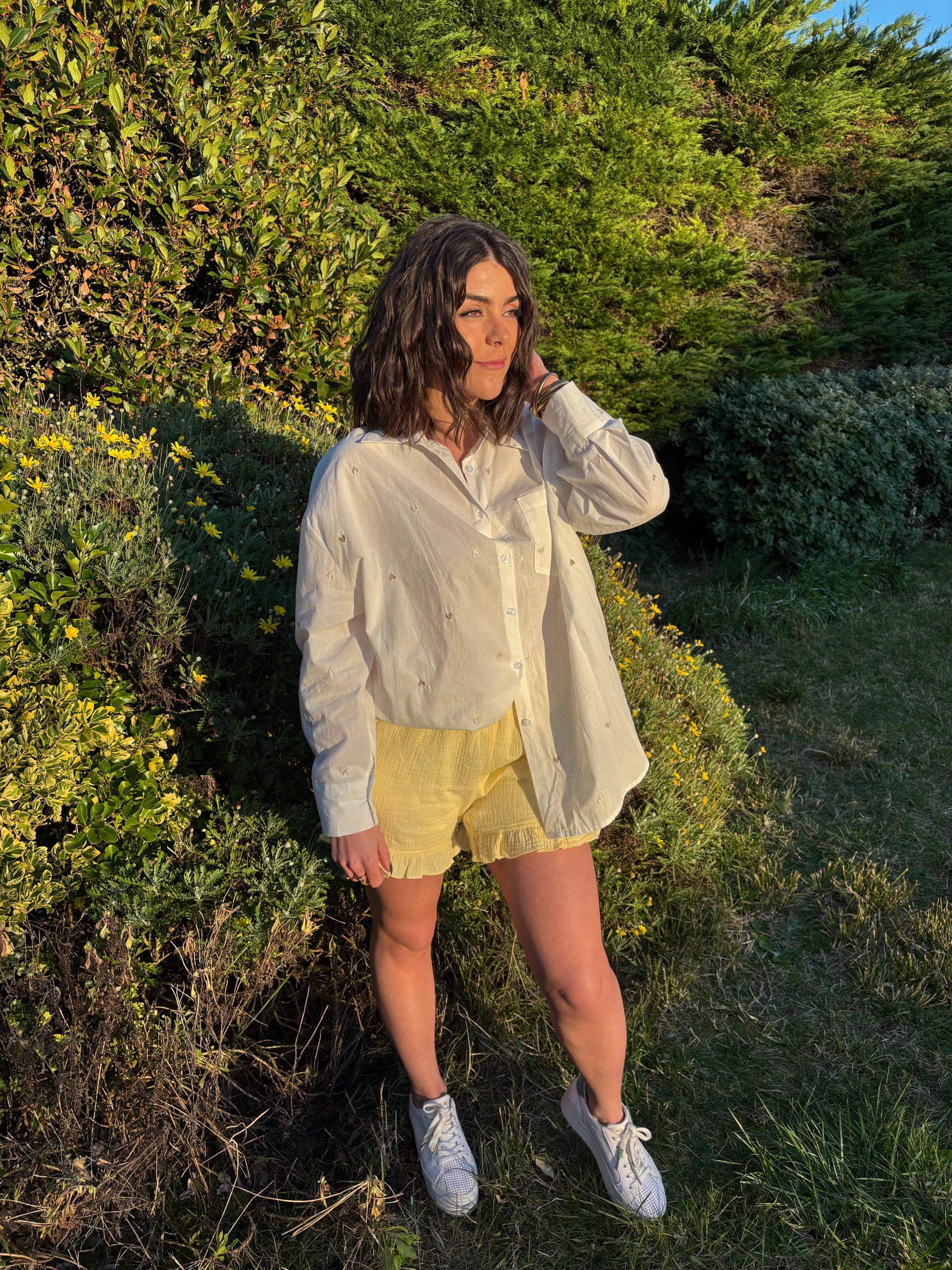 Short LYLOU jaune pâle - RAPHAELLESHOP