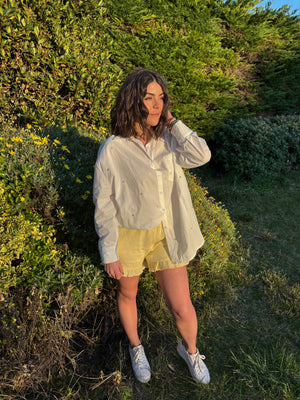 Short LYLOU jaune pâle