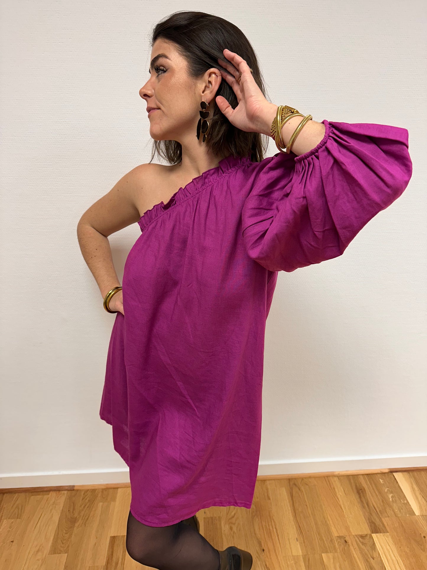 Robe INÈS asymétrique