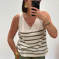 Débardeur CHLOÉ rayures - RAPHAELLESHOP