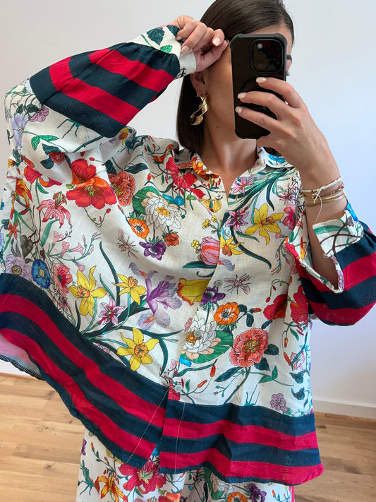 Chemise AMANDINE imprimée fleurs