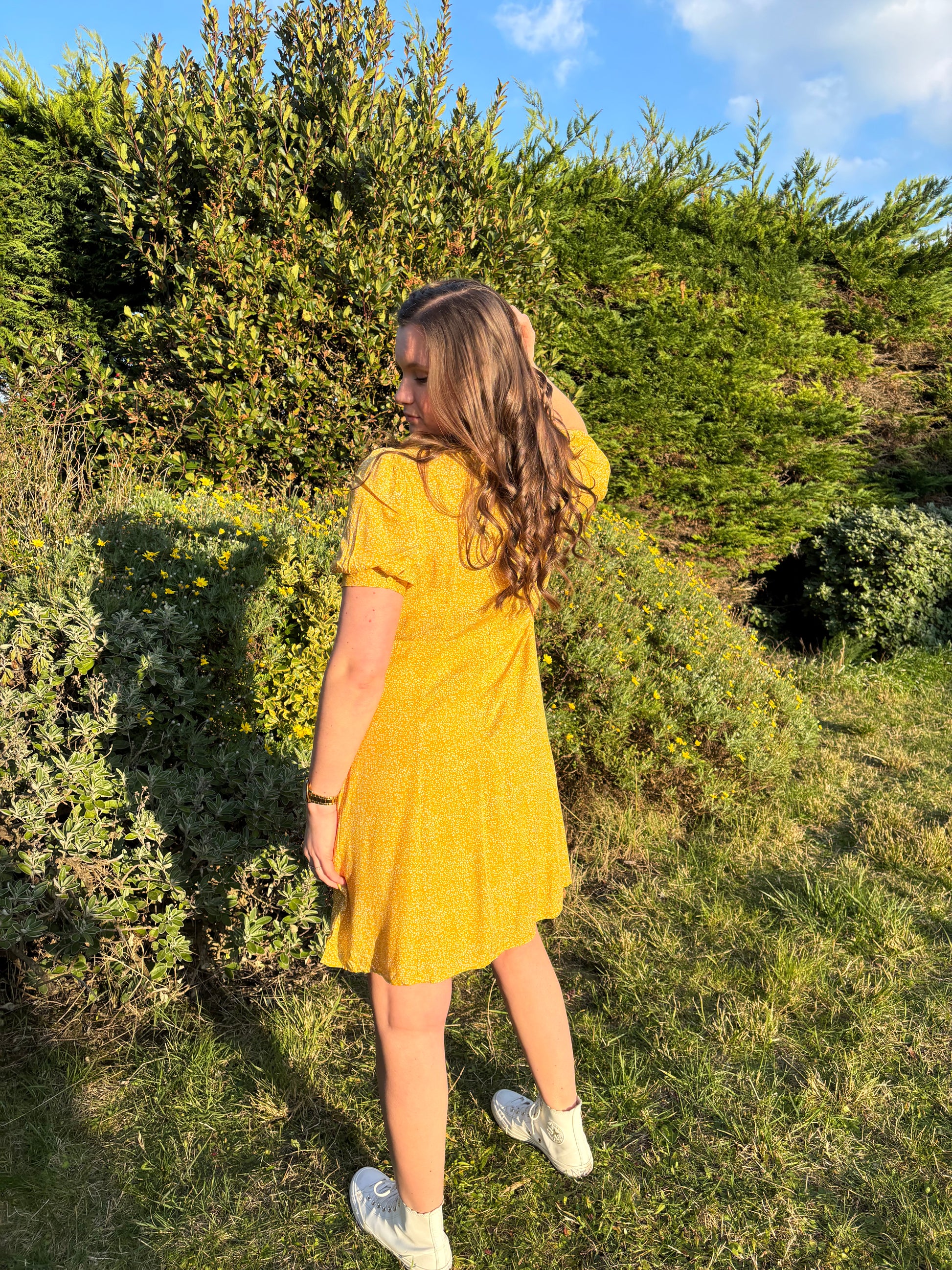 Robe HALEY jaune - RAPHAELLESHOP