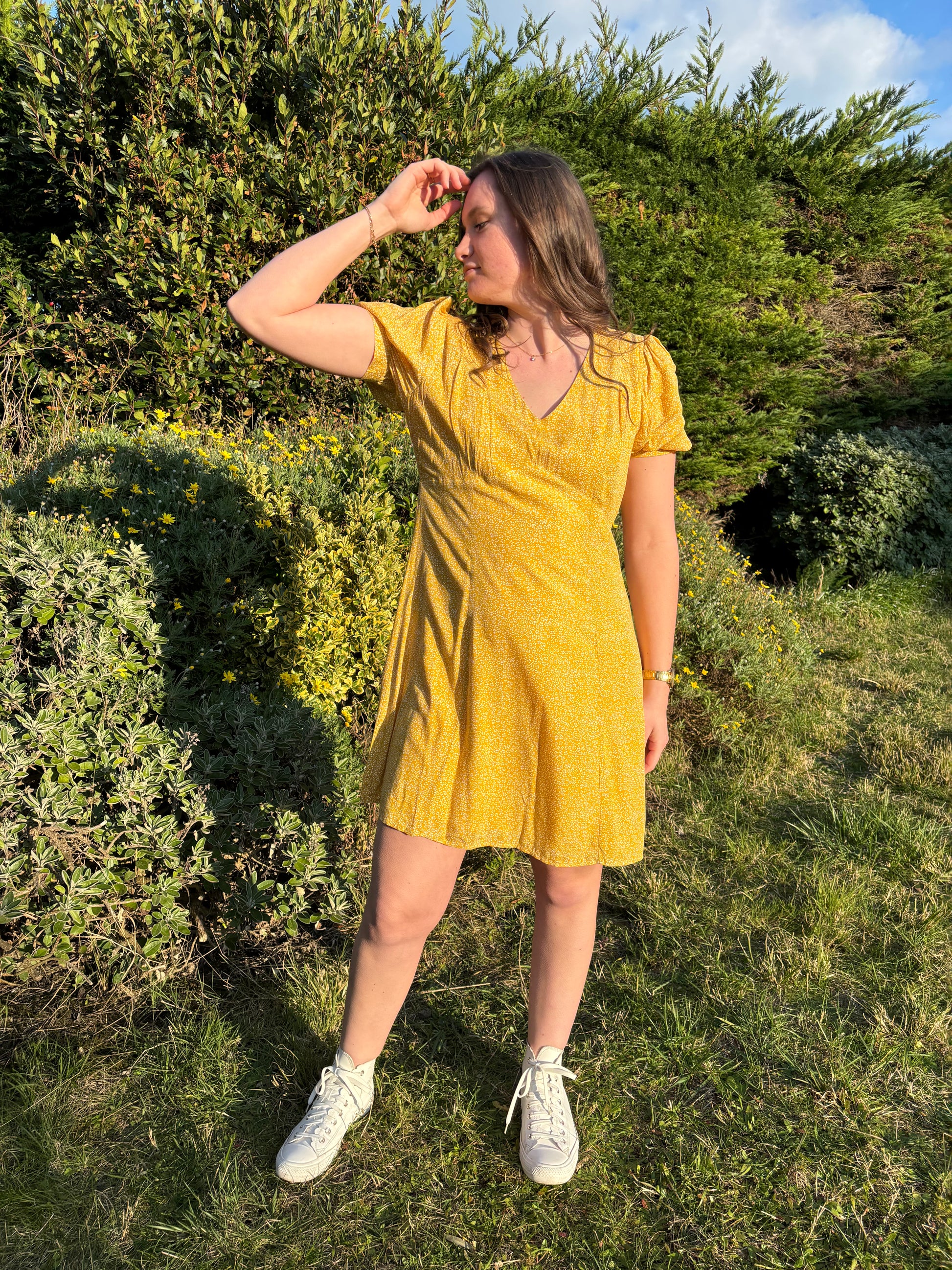 Robe HALEY jaune - RAPHAELLESHOP