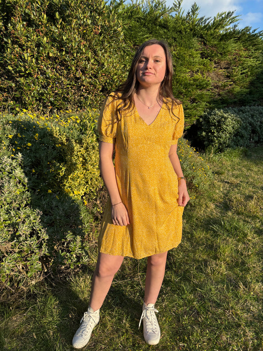 Robe HALEY jaune - RAPHAELLESHOP